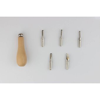 Daler-Rowney Adigraf Professional Cutters and Handle Kit 5 Pack image number 3