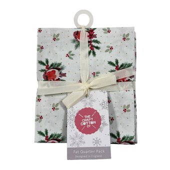 Merry Little Robin Fat Quarters 5 Pack