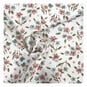 Pink Meadow Floral Crinkle Print Fabric by the Metre image number 1