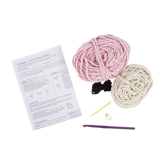 Trimits Bunny Basket Crochet Kit image number 5