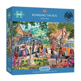 Gibsons Boarding the Bus Jigsaw Puzzle 1000 Pieces