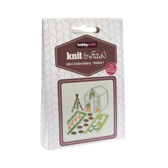 Mini Allotment Embroidery Kit