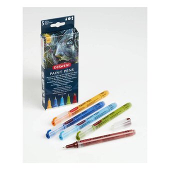 Derwent Paint Markers Pack 2 5 Pack
