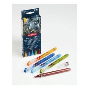 Derwent Paint Markers Pack 2 5 Pack image number 2
