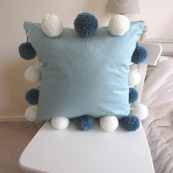 How to Make Pom Pom Cushions