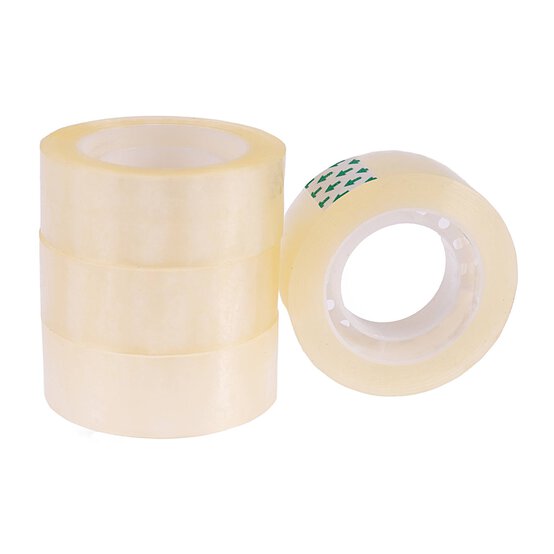 Valuecrafts Clear Tape 4 Pack, Size: 25m