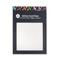 Pure White Glitter Card A4 16 Pack  image number 3