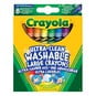Crayola Ultra-Clean Washable Large Crayons 8 Pack image number 1