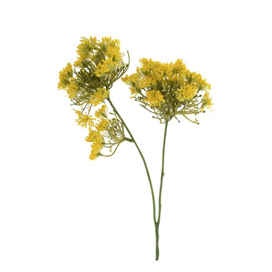 Yellow Cow Parsley Stem 43cm image number 1