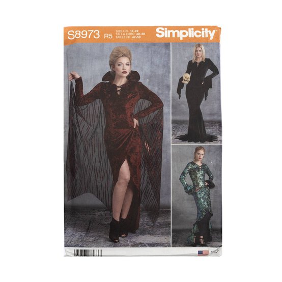 Simplicity Women's Costume Sewing Pattern S8973 (R5 14-22) image number 1