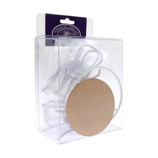 Doll&rsquo;s House White Metal Table and Chair Set  image number 4