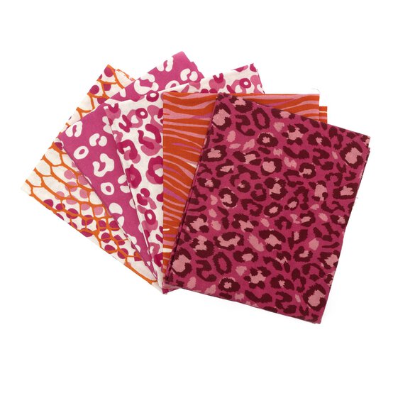 Animal Print Cotton Fat Quarters 5 Pack image number 1
