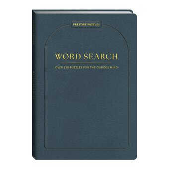 Faux Suede Word Search Book