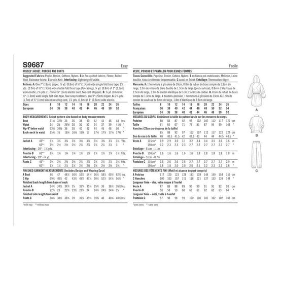 Simplicity Women's Jacket and Trousers  Sewing Pattern S9687 (K5 8-16) image number 2
