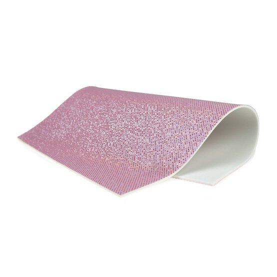 Pink Metallic Spot EVA Foam Sheet 22.5cm x 30cm image number 3