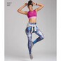 Simplicity Women&rsquo;s Leggings Sewing Pattern 8561 (1X-5X) image number 6