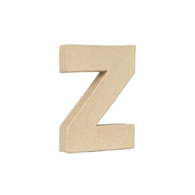 Mini Mache Letter Z 10cm