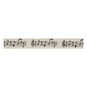 Musical Note Cotton Ribbon 15mm x 5m image number 1