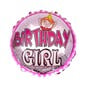 Large Birthday Girl Balloon image number 1
