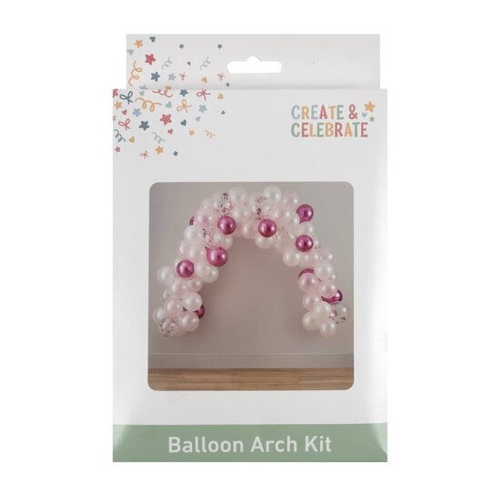 Create & Celebrate Pink Balloon Arch Kit image number 2