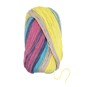Knitcraft Pink Blue Yellow Cotton Festival DK 100g image number 3