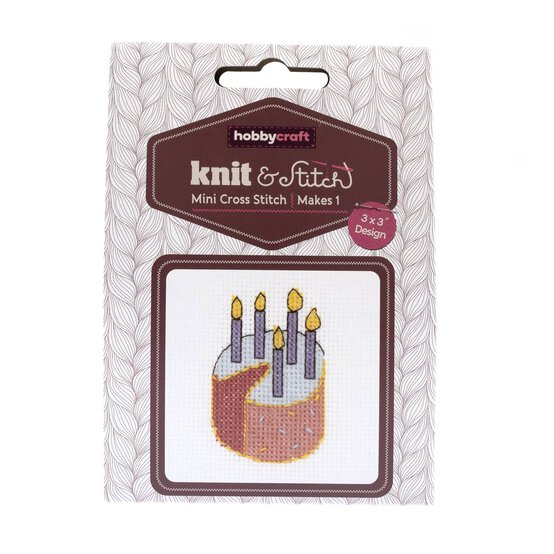 Cake Mini Cross Stitch Kit image number 1