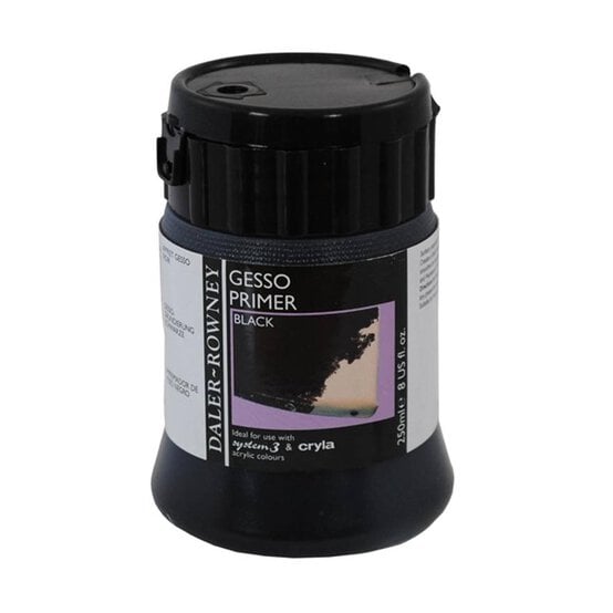Daler-Rowney Black Gesso Primer 250ml image number 1