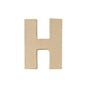 Mini Mache Letter H 10cm image number 5