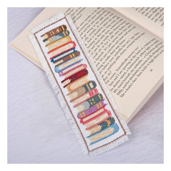 Trimits Books Cross Stitch Bookmark Kit image number 2