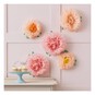 Ginger Ray Pink Tissue Paper Flowers 5 Pack image number 1