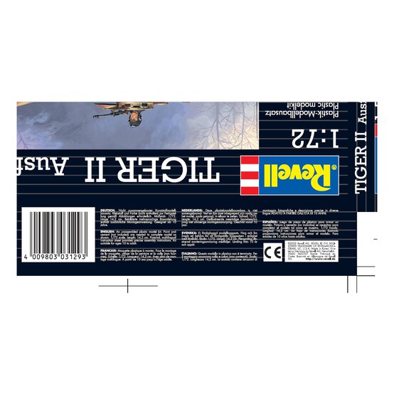 Revell Tiger II Ausf. B Model Kit 1:72 image number 4