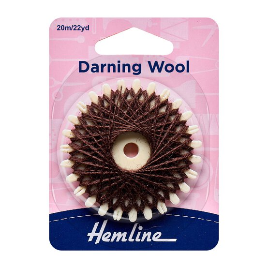 Hemline Brown Darning Wool 20m  image number 1