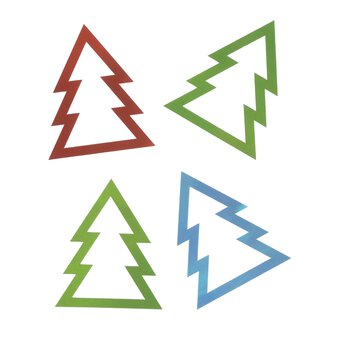 Mirri Tree Card Toppers 4 Pack