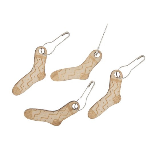 Assorted Milward Wooden Stitch Markers 10 Pack image number 2