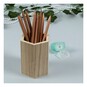 Hexagonal Wooden Pencil Pot 10cm image number 3