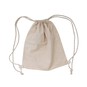 Natural Cotton Drawstring Bag image number 1