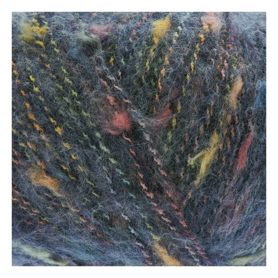 Rico Fashion Navy Blue Cotton Alpaca Fun Neps 50g image number 2