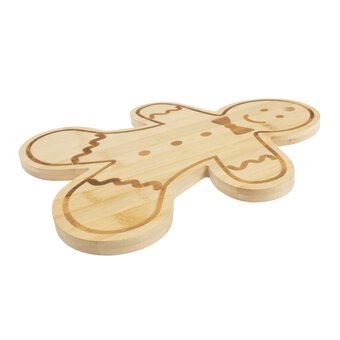 Gingerbread Wooden Serving Board 30cm