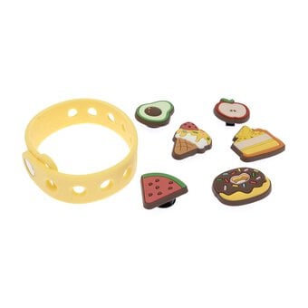 Cute Food Bracelet and Charm Set