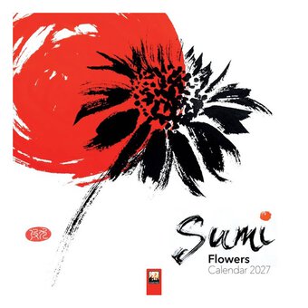 Sumi Flowers Wall Calendar 2027