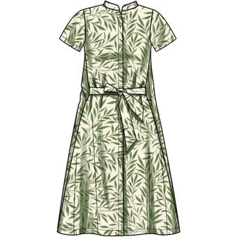 New Look Women's Shirt Dress Sewing Pattern N6654 image number 3