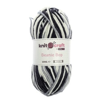 Knitcraft Charcoal Frost Beanie Bop 100g 