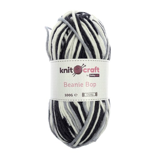 Knitcraft Charcoal Frost Beanie Bop 100g  image number 1
