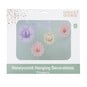 Create & Celebrate Pastel Honeycomb Flower Decorations 4 Pack image number 4