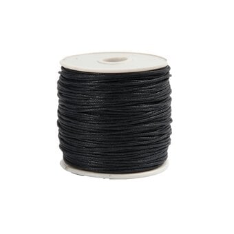 Black Cotton Cord 1mm x 40m