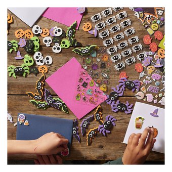 Googly Eye Bat Foam Stickers 12 Pack