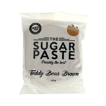 The Sugar Paste Teddy Bear Brown Sugarpaste 250g