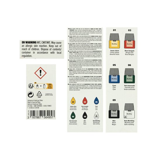 Pebeo Marble Effect Paint Set image number 3