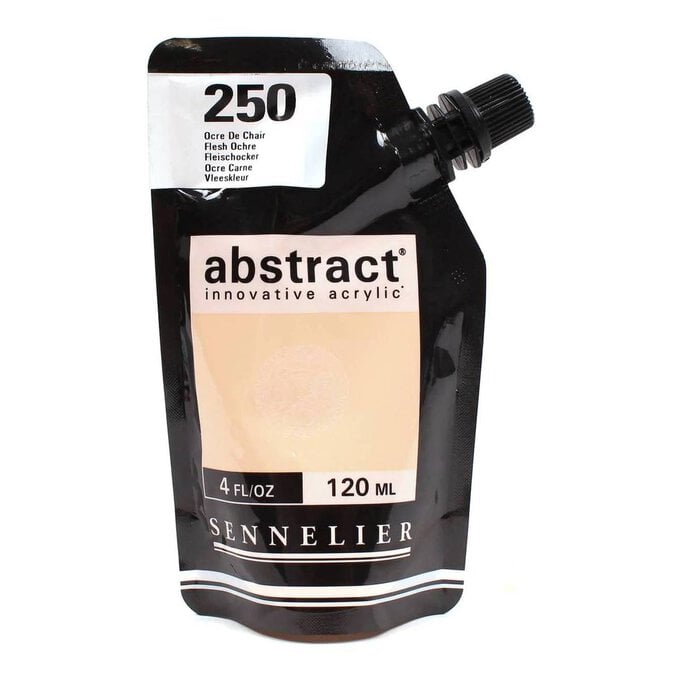 Sennelier Satin Flesh Ochre Abstract Acrylic Paint Pouch 120ml image number 1