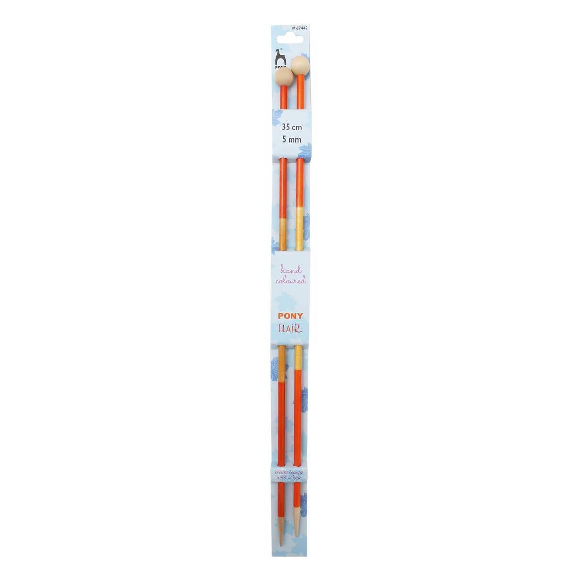 Pony Flair Knitting Needles 35cm 5mm Hobbycraft